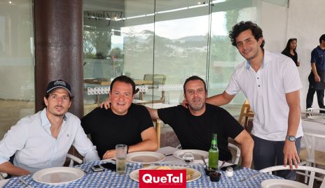  Diego Jourdain, Roberto Muñoz, Christian Duran y Julián Abud.