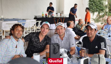  Daniel Enríquez, Sergio García, Ernesto Araiza y Pedro Hernández.