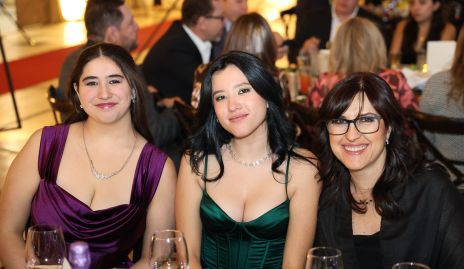  Tamara León, Mariana González y Kori Rufenach.