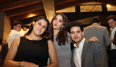  María Espinosa, Ana Ceci Córdoba y Diego Gallegos.