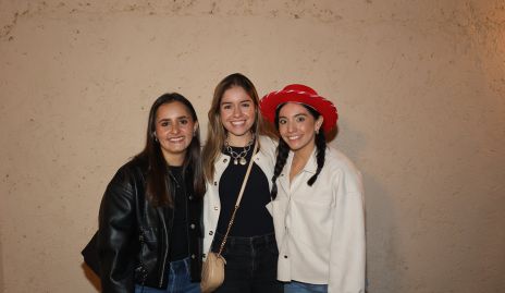  Lety del Valle, Paula Lambert y Dany Humara.