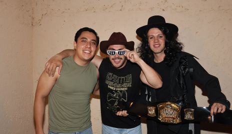  José Miguel Fernández, Jorge y Gilberto Suárez.