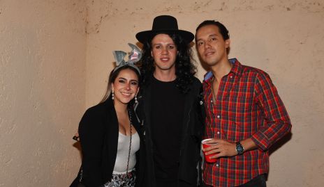  Mariana, Gilberto Suárez y Víctor Guzmán.