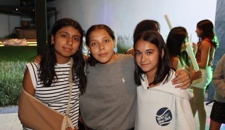  Isa Lozano, Camila Ayala y Silvana Vázquez.