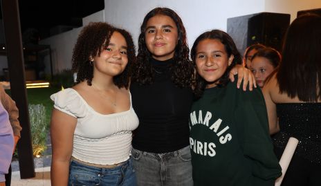  Aitana Pérez, Isabella Azuara y Josa Mancilla.