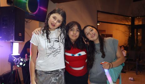  Mariana García, Paloma Rivera y Regina Castanedo.