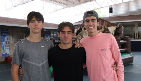  Rodrigo Díaz, Diego Carreras y Mauricio Alcalde.