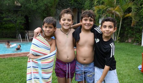  Sebastián, Pablo, Santi y Aldo.