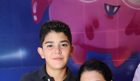  Alicia Tanus con su sobrino José.