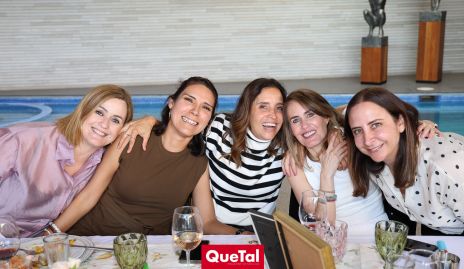  Lorena Hernández, Isabel Elizondo, Ana Luisa Díaz de León, Malena Zardain y Mariana Calvillo.