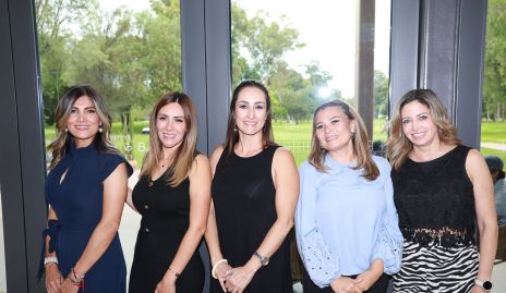  Verónica Martínez, Adriana Dibildox,  Tesi Toranzo, Lizeth Lara y Marilú Paredes.