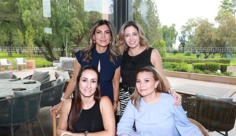  María Lucio Paredes, Verónica Martínez, Adriana Dibildox, Lizet Lara.