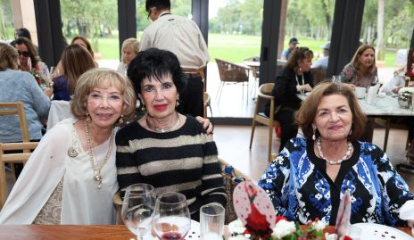  Carmela Alonso, Lucy Stahl y Graciela Flores.