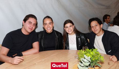  Andrés Zepeda, Pía Benavente, Miranda Pizzuto y Rolando Fernández.