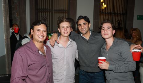  Pancho Loredo, Mauricio Martín, Santiago Alcalde y Mau Gómez.