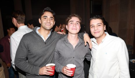  Santiago Alcalde, Mau Gómez y Eduardo Anaya.