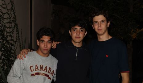  Nico, Memo y José Manuel.