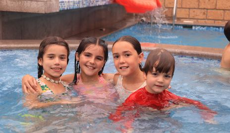  Renata Hernández, María Paula Labastida, María Valentina Félix y Luca Valladares.