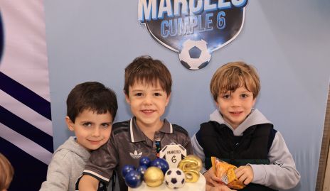  Nico Guerra, Marcelo Félix y Alex Valladares.