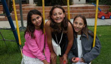  Ana José Huerta, María Emilia Delgado y Marifer Pizarro.