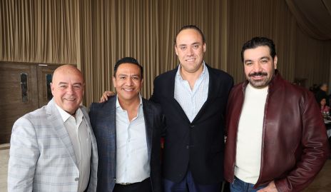  José Luis Fernández, José Guadalupe Torres, Francisco Torres y Miguel Bustamante.