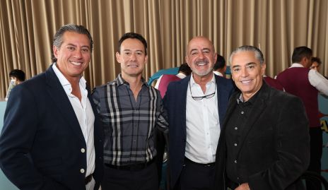  Manuel González, Oscar Foyo, Rafael Olmos y Gerardo Serrano.