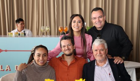  Guillermo Jorner, Esteban Jorner, Alejandra Jasso, Gabriela Aguiñaga e Iván Jorner.