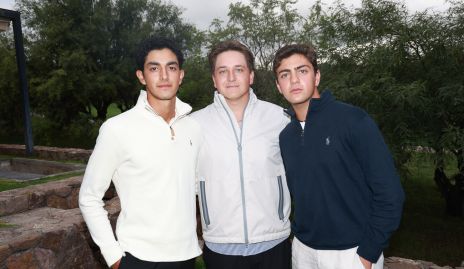  Emiliano Delsol, Santiago Toledo y Omar Feres.