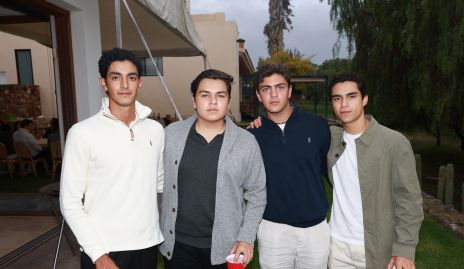  Emiliano del Sol, Pepe Barrón, Omar Feres y Juan José Leos.