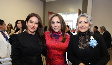  Adriana Díaz, Martha García e Isabel Olvera.