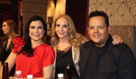  Jesús Aguilar, Ximena Oria y María Tello.