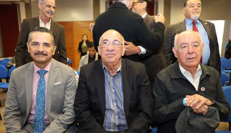  Vicente Aguilar, Crisógono Sánchez y Jesús de la Maza.