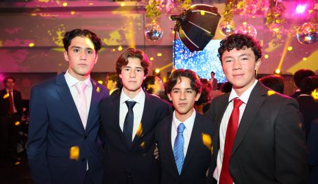  Sergio García, Luis Manuel Vallejo, Leonardo Guevara y Erick Espinoza.