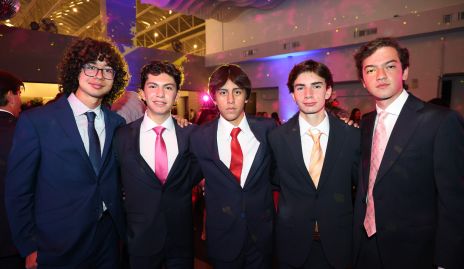  Pablo Dávila, Miguel Chalita, Matías Méndez, Mario Güemes y Samer Abud.