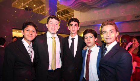  Mauricio, Tiago, Juan Manuel, Alejandro Herrera y Mauricio Carvajal.