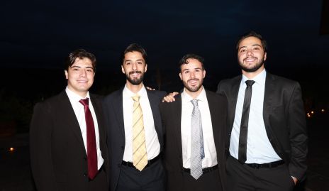  Juan Pablo Mercado, Diego Cárdenas, Adrián Hinojosa y José Luis Mercado.