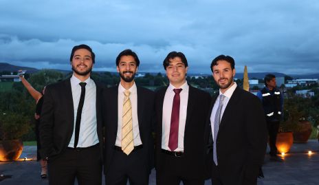  José Luis Mercado, Diego Cárdenas, Juan Pablo Mercado y Adrián Hinojosa.