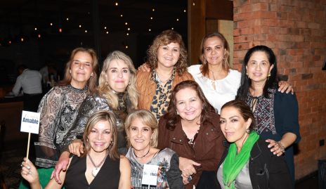  Lucila Hernández, Claudia Aldasoro, Erika Ress, Lidia Cantú, Paty Gallardo, Nona Lozano, Claudia Obregón, Roxana González y Patricia Betancourt.