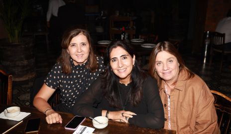 Marcela Milán, Gema de la Vega y Jose Gutiérrez.