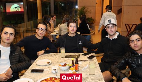  Rodrigo Farías, Manuel Flores, Marcelo Villarreal, Javier Alcalde Manuel y Díaz Infante.