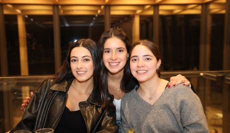  Marina Nieto, Andrea Villarreal y Carlota Nava.
