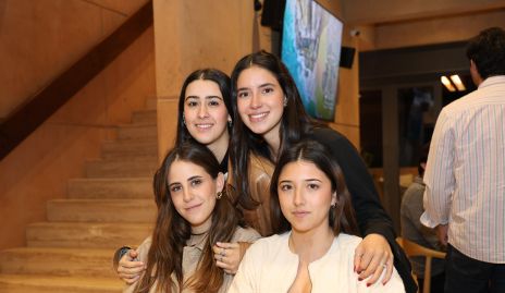  Isabel Gutiérrez, Andrea Villarreal, Farah Fontes y María Heredia.