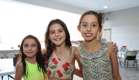  Sofía Martínez, Andrea Labastida y Julia Flores.