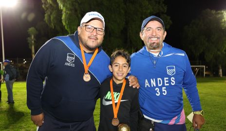  Carlos Esquivel, Diego Córdova y Héctor Ramos.