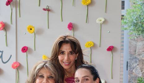  Leticia Rojas, Cecilia de los Santos y Ximena Castillo.