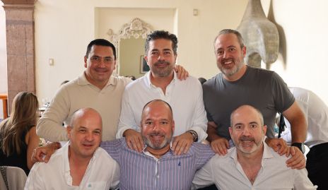  Javier Ramírez, Roberto Navarro, Daniel Carreras, Alejandro Martínez, Rafa Espinosa y Daniel de la Maza.
