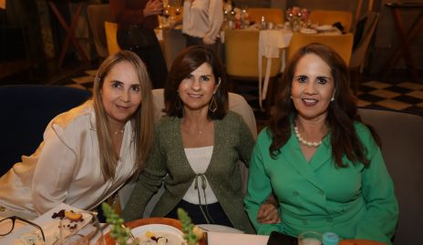 Claudia Cohen, Lucía Escobedo y Gaby Payán.