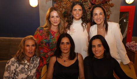  Carolina Toledo, Ana Paula de la Fuente, Lety Aguilar, Claudia Quiroz, Claudia Artolózaga y Anilú Enríquez.