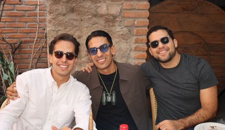  Roy González, Toño Herrejón y Jaime González.