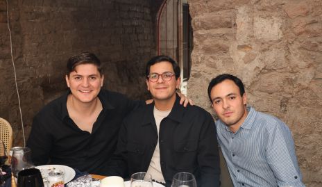 Diego Bárcena, Rodrigo Villasana y Diego González.
